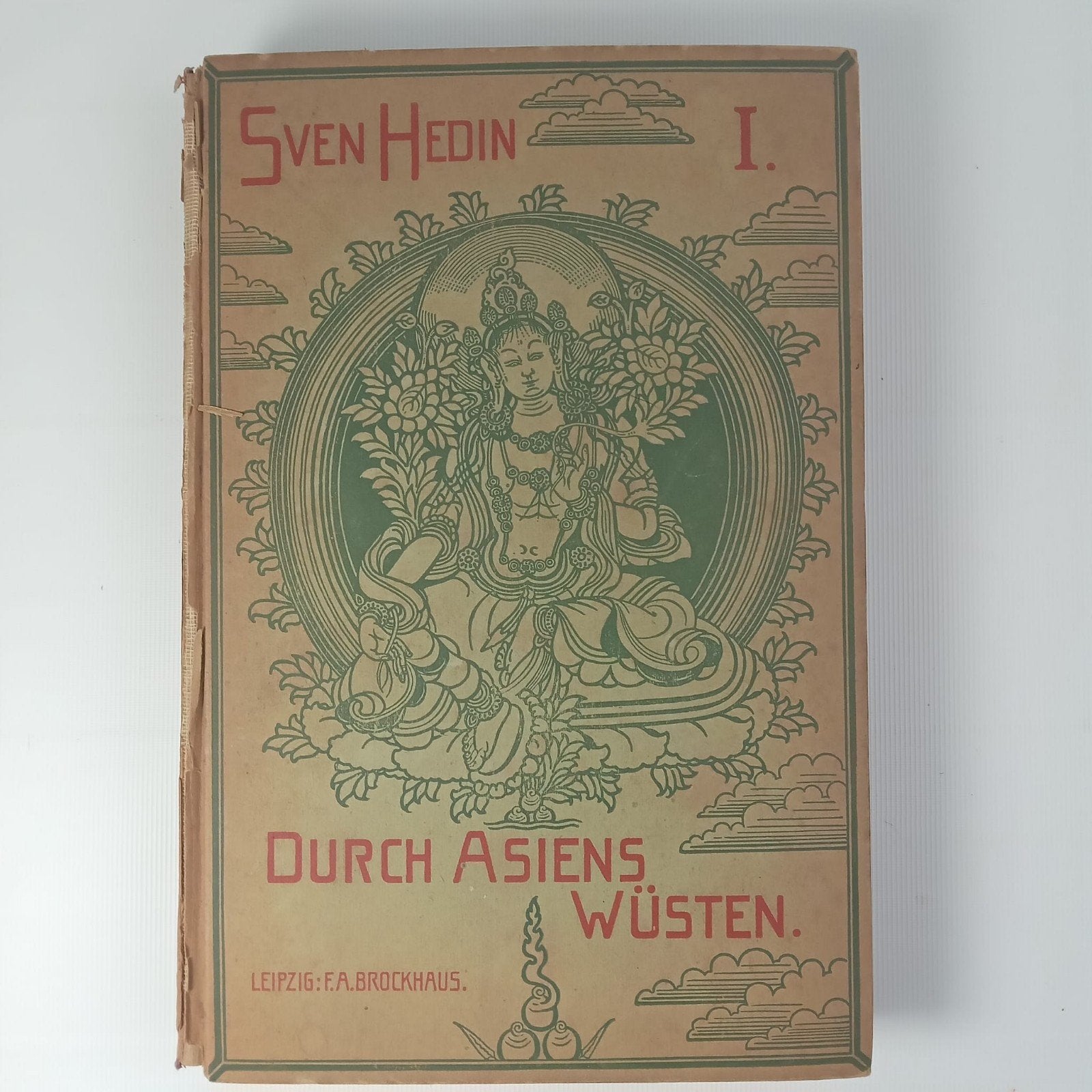 Sven Hedin - Door Azië's Woestijnen (1922) Deel 1, Sven Hedin, Ophalen of Verzenden, Reisgids of -boek, Azië