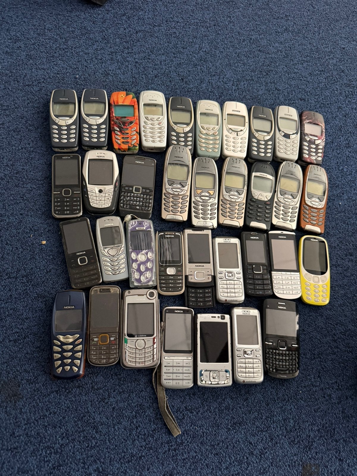 Partij Nokia telefoons, Telecommunicatie, Mobiele telefoons | Nokia, Ophalen of Verzenden, Gebruikt, Zwart