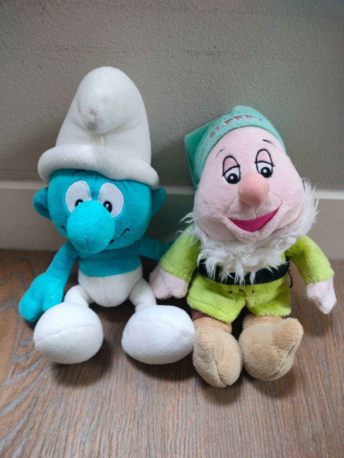 Smurf en Giechel knuffels - Set van 2, Ophalen, Gebruikt, Overige merken, Disney