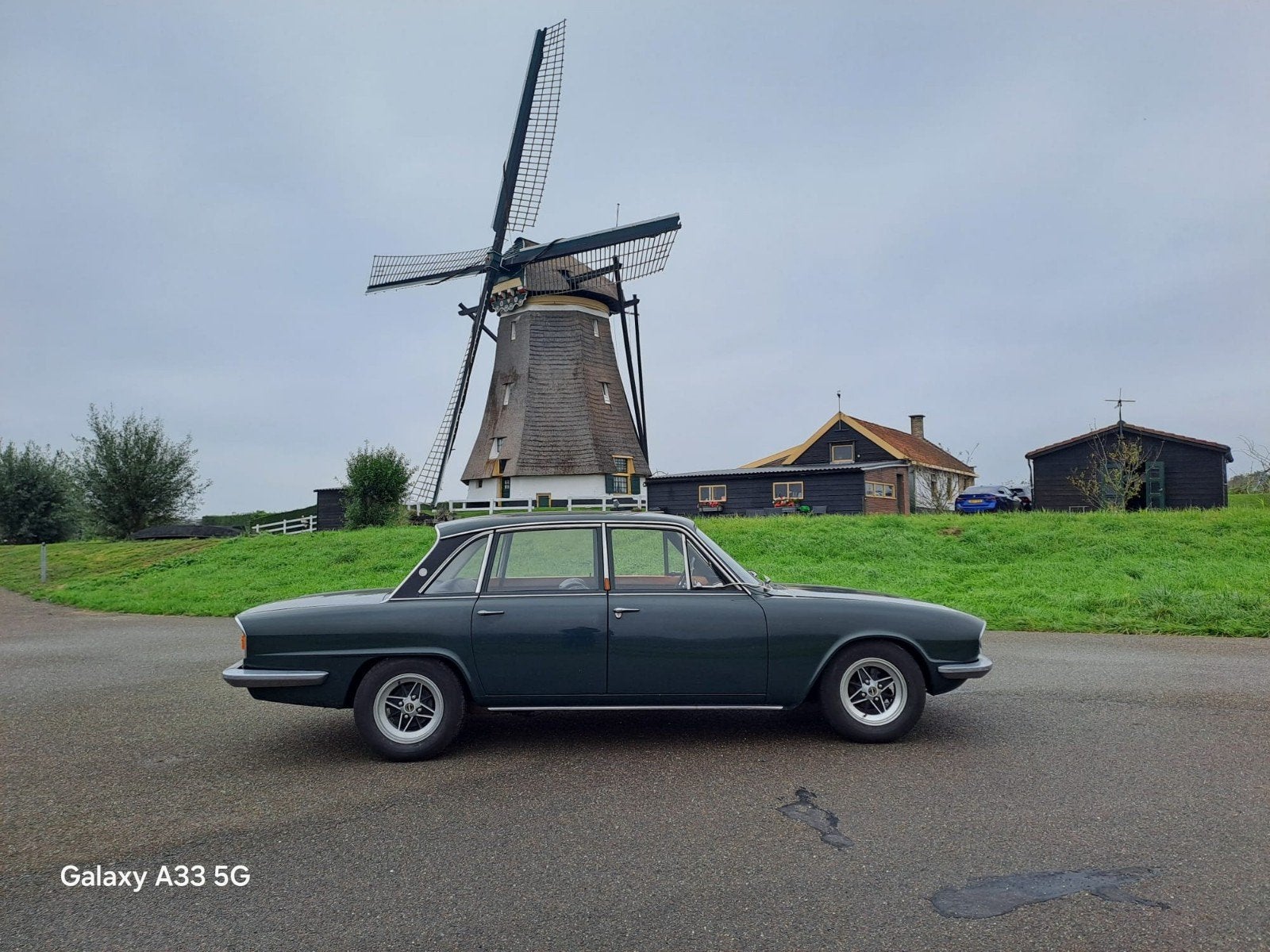 Triumph 2500 PI Saloon 1970 Groen, Auto's, Triumph, Achterwielaandrijving, 1200 kg, Handgeschakeld, Particulier