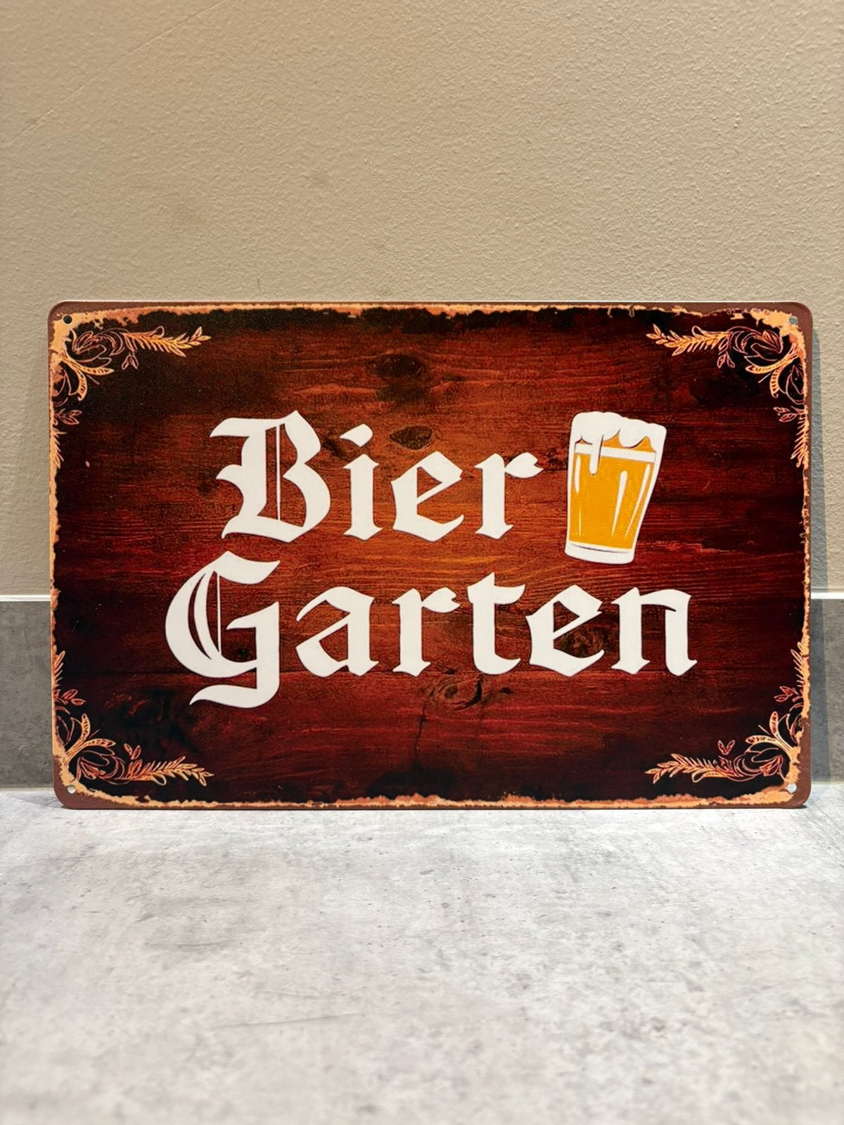Mancave Bar Café Wanddecoratie metalen bordje Biergarten, Huis en Inrichting, Woonaccessoires | Tekstborden en Spreuken, Ophalen of Verzenden