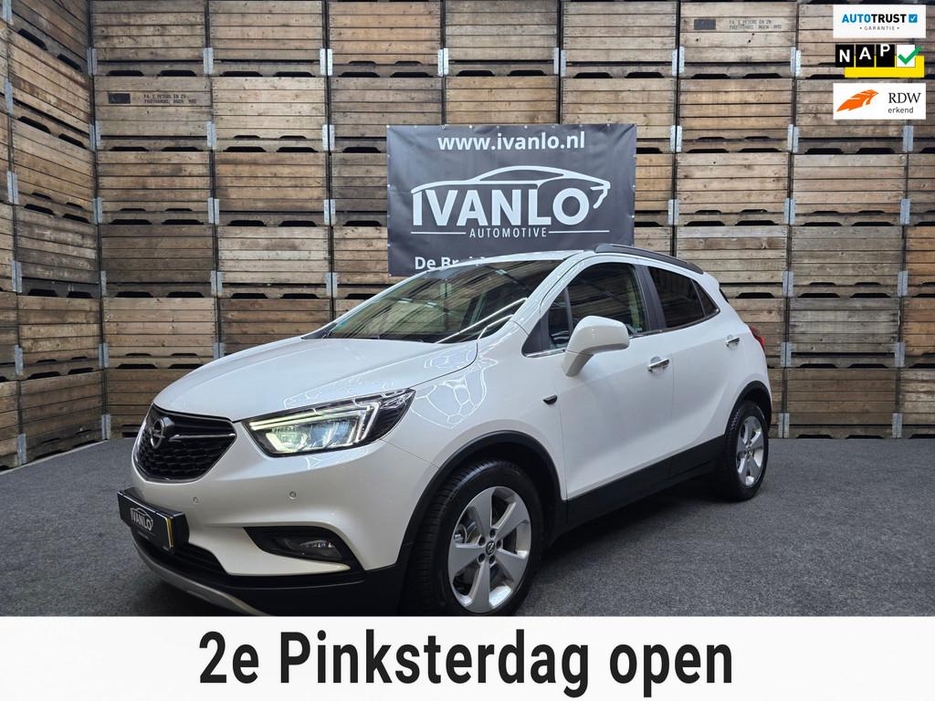 Opel Mokka X 1.4 Turbo Innovation LED Navi Clima Camera Trek, Gebruikt, MokkaX, Leder en Stof, Wit