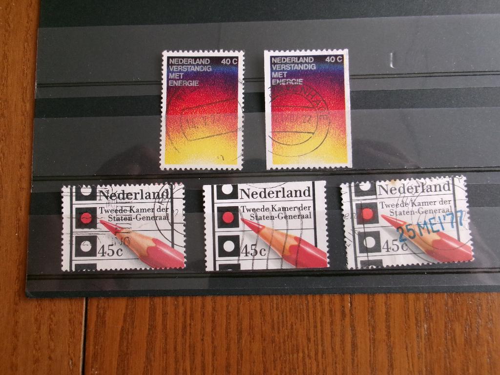 1977 - energie, en verkiezingen (877c), Postzegels en Munten, Postzegels | Nederland, Verzenden, Gestempeld