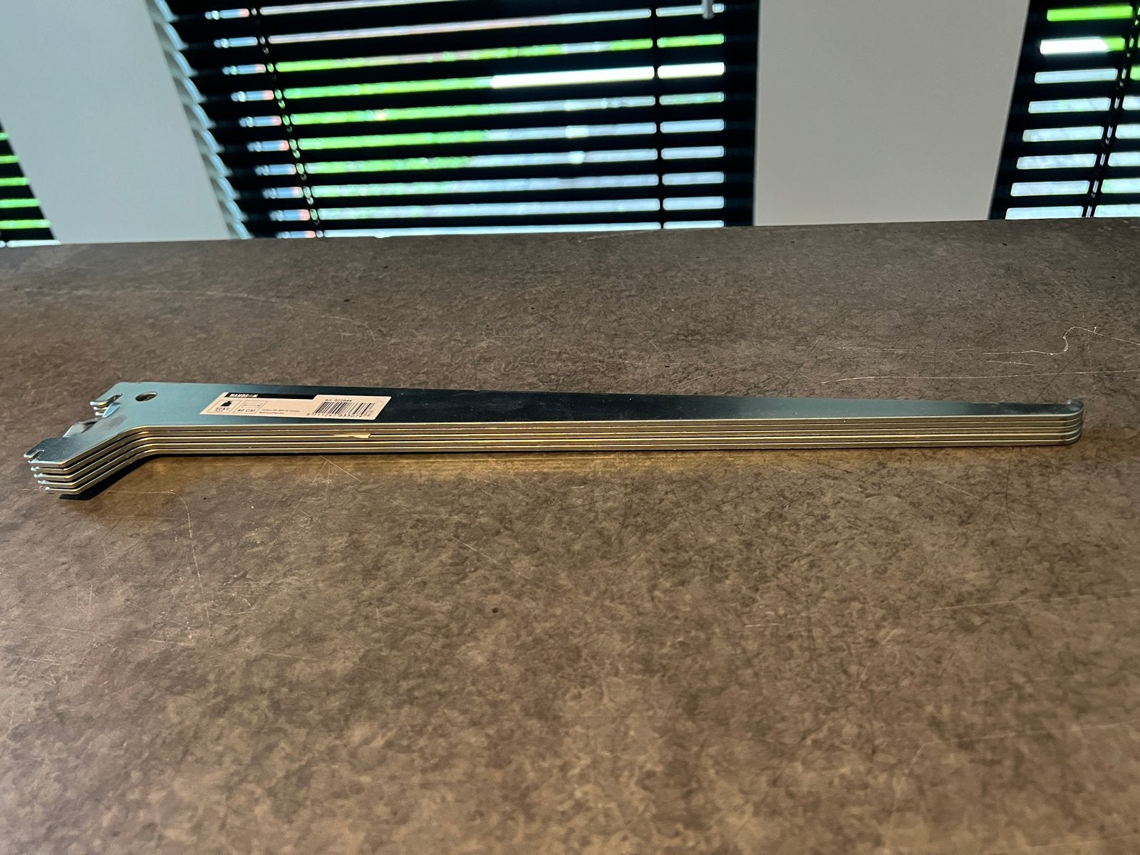 5x Duraline F-systeem plankdragers 40 cm, Ophalen