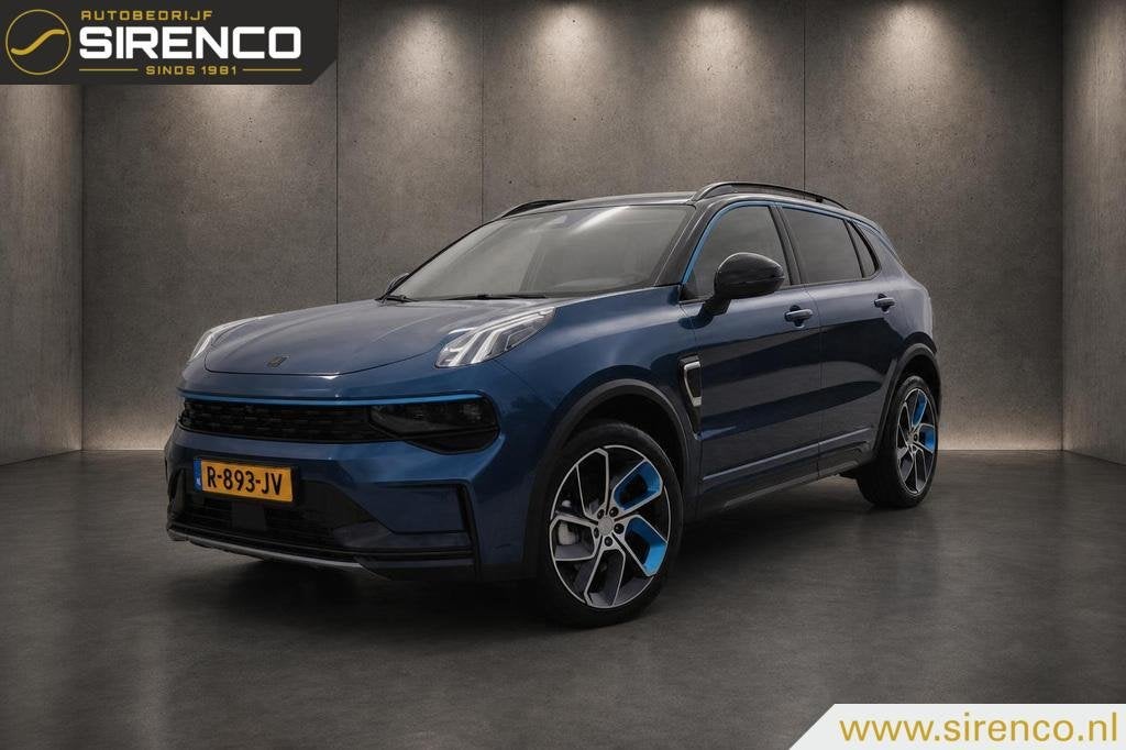 Lynk & Co 01 1.5| plug-in | 360 camera met 3d view | panoram, Auto's, Stof, Met garantie (alle), Blauw, Automatische klimaatregeling