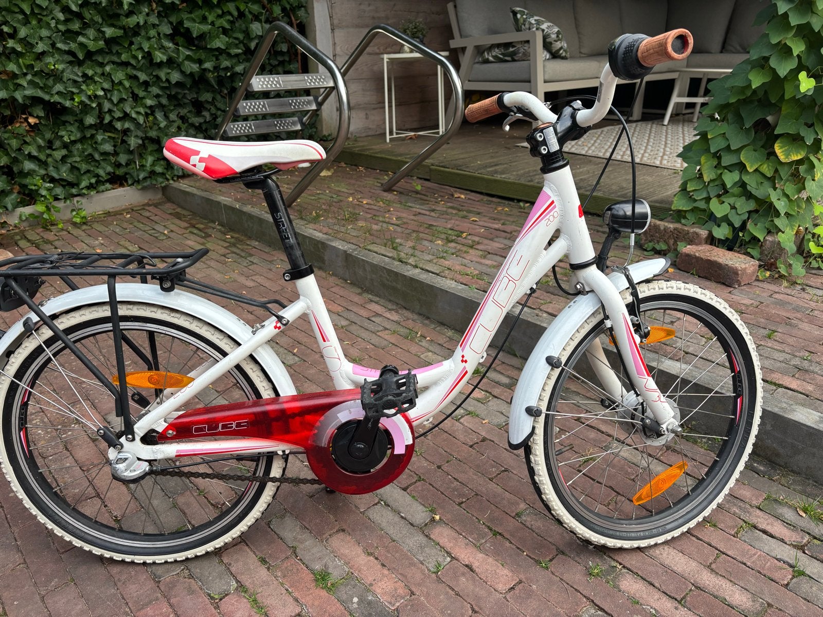 Cube Kinderfiets met 3 versnellingen en hand-/terugtraprem, Ophalen of Verzenden, Gebruikt, Terugtraprem, 20 inch of meer