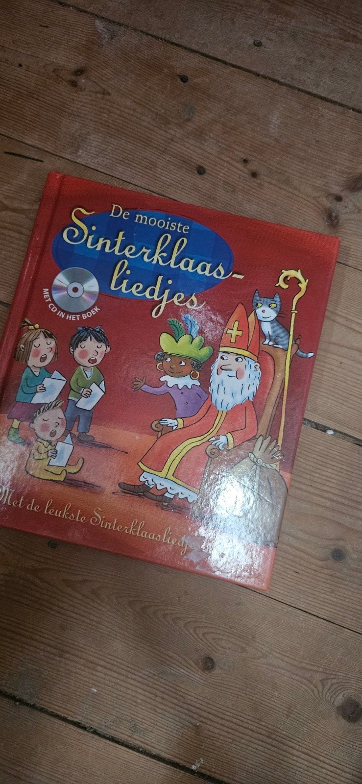 de mooiste sinterklaas liedjes boek + cd, Ophalen of Verzenden, Zo goed als nieuw