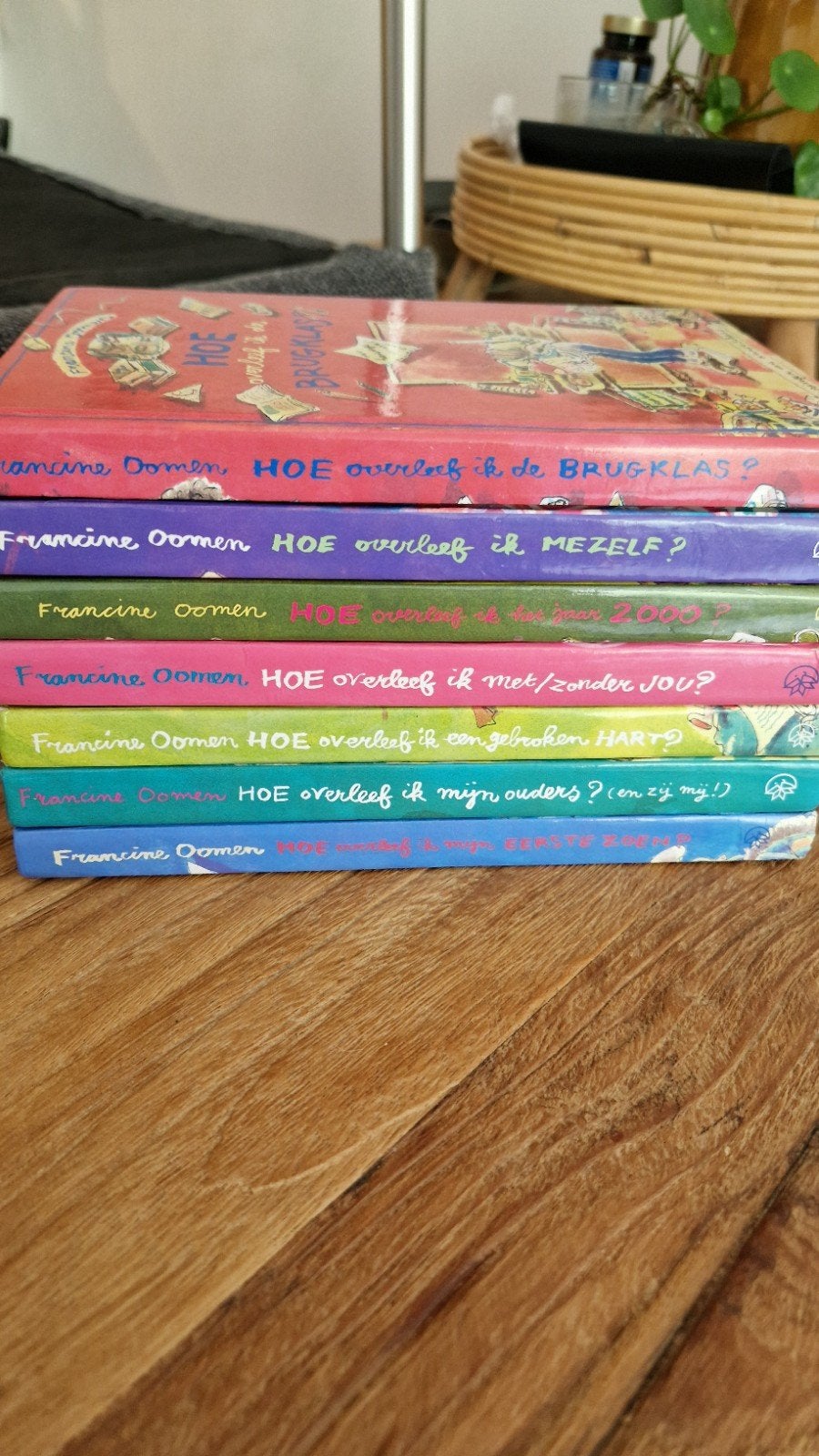 7 boeken uit de serie "Hoe overleef ik", Boeken, Ophalen, Gelezen, Francine Oomen, Fictie