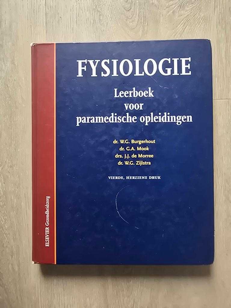 Fysiologie Leerboek Paramedische Opleidingen 4e druk 2006, Ophalen of Verzenden