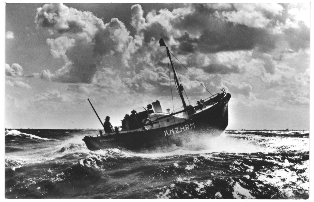 988639	Reddingsboot	K F Sluys 1957	Onbeschreven, Ophalen of Verzenden, Zo goed als nieuw, Motorboot, Kaart, Foto of Prent