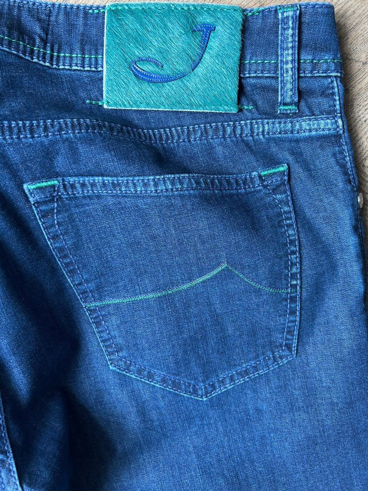 Jacob Cohen PW622C jeans maat 34, flink ingekort, Kleding | Heren, Spijkerbroeken en Jeans, Ophalen of Verzenden, Zo goed als nieuw