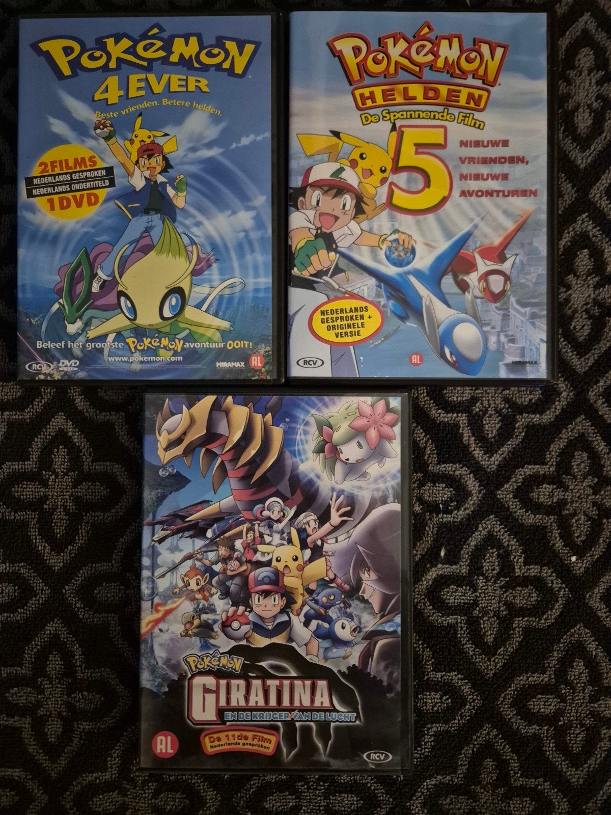 Pokémon DVD collectie: 4Ever, Helden & Giratina, Cd's en Dvd's, Europees, Gebruikt, Animatie, Alle leeftijden