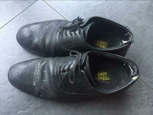 Een paar werkschoenen met anti slip zolen mt 45., Zwart, Ophalen of Verzenden, Werkschoenen, Gedragen