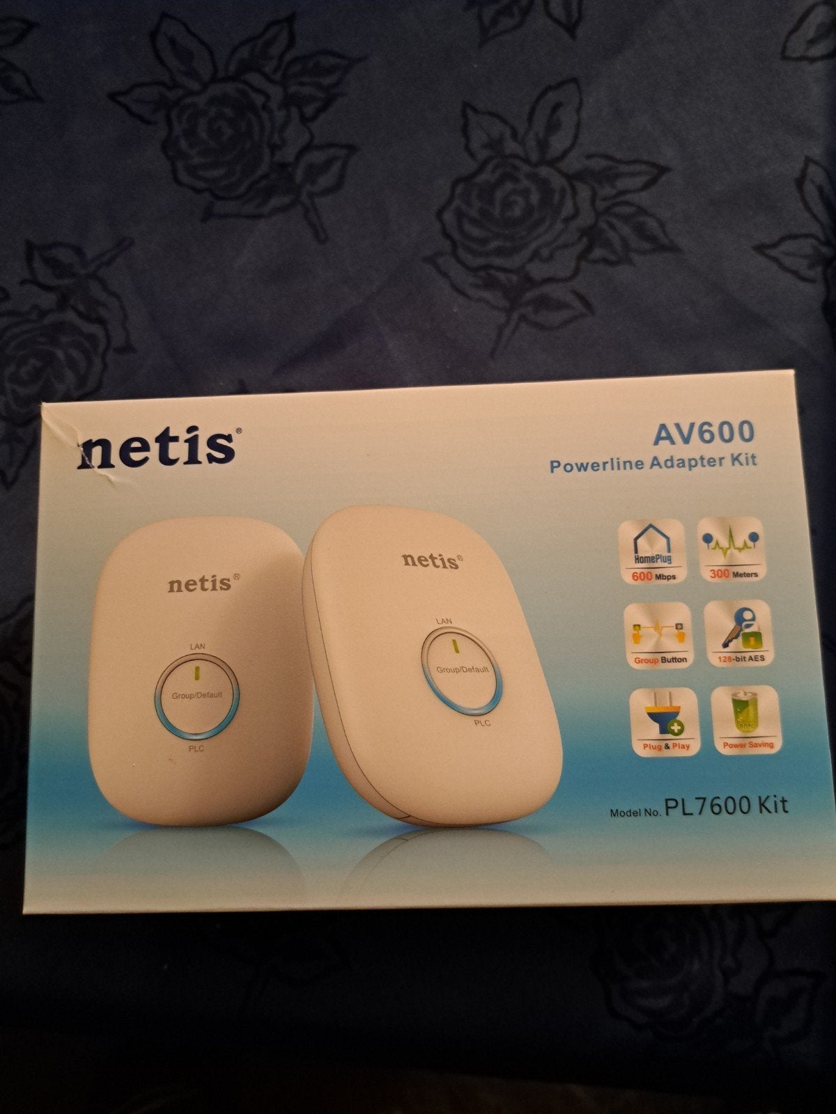 Netis AV600 Powerline Adapter Kit PL7600 Kit, Computers en Software, Powerlines, Ophalen of Verzenden, Nieuw, Netis