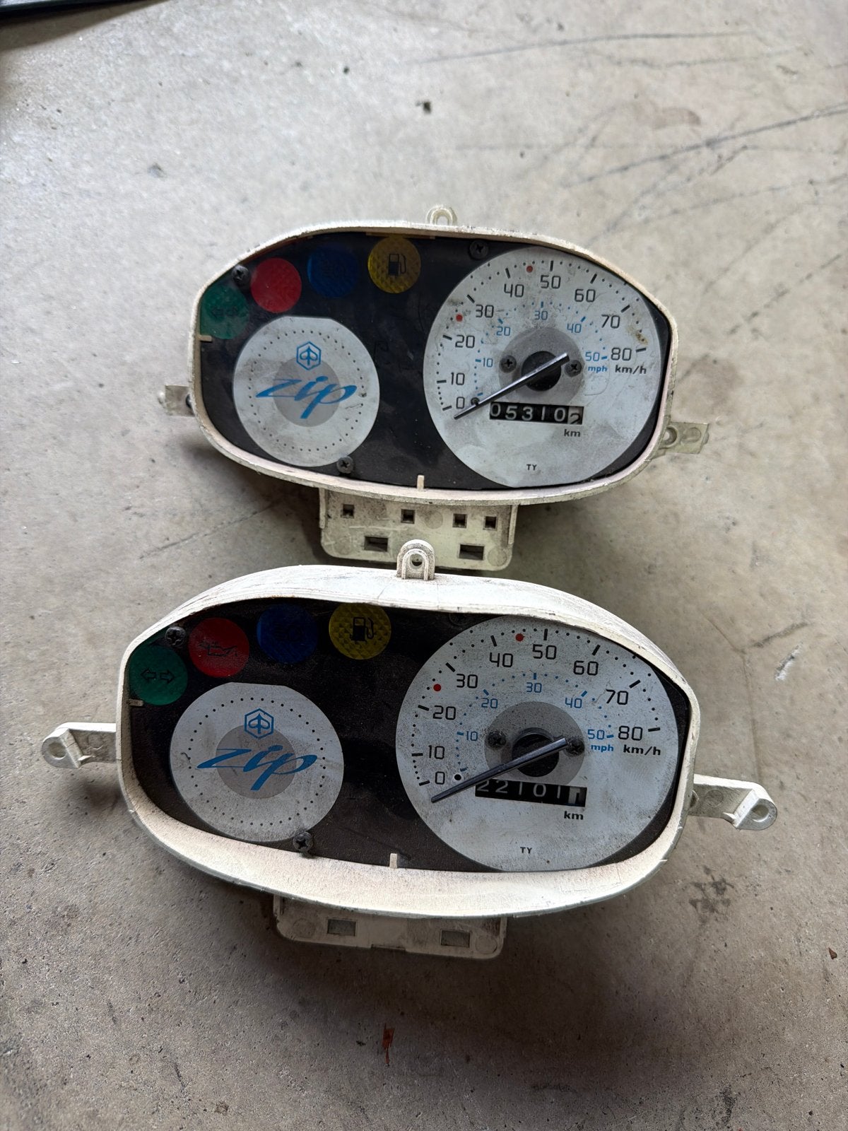 Piaggio Zip tellers - 10ps, Ophalen, Gebruikt, Overige typen, Piaggio