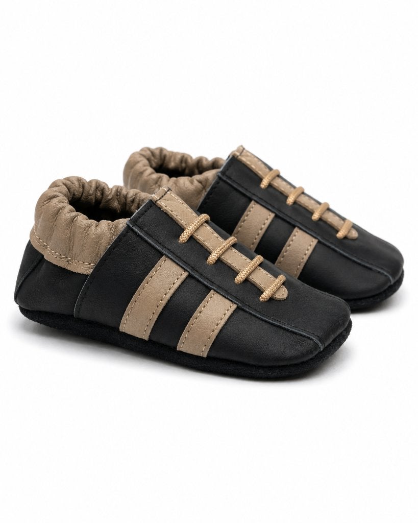 OXXY zwarte Babyslofjes M (maat 20) – Sneakerdesign, Schoentjes, Oxxy, Jongetje of Meisje, .