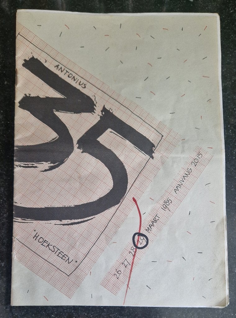HOEKSTEEN 35 programma St. ANTONIUSCOLLEGE Gouda 1984/1985, Ophalen of Verzenden, Gelezen