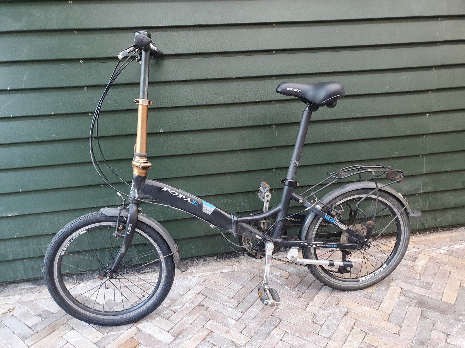 20 inch Popal vouwfiets., Fietsen en Brommers, 20 inch of meer, Gebruikt, Versnellingen, Totaal opvouwbaar