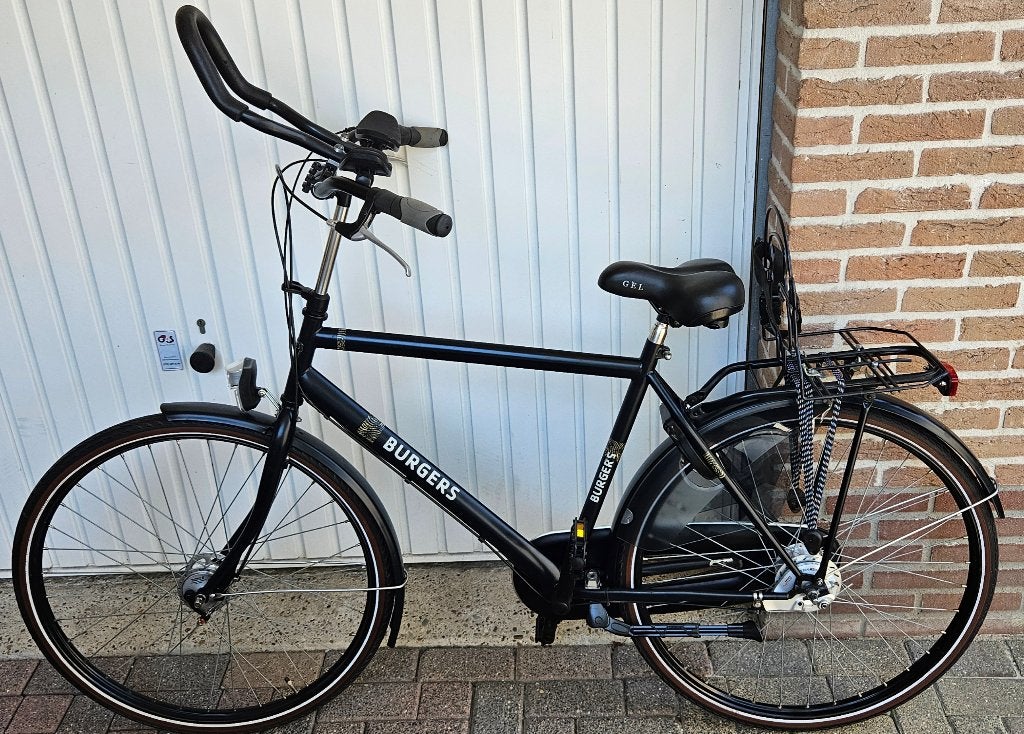 ZGAN Jongensfiets herenfiets 54cm met ligstuur en achterrek, Fietsen en Brommers, Fietsen | Jongens, Versnellingen, Jongensfiets