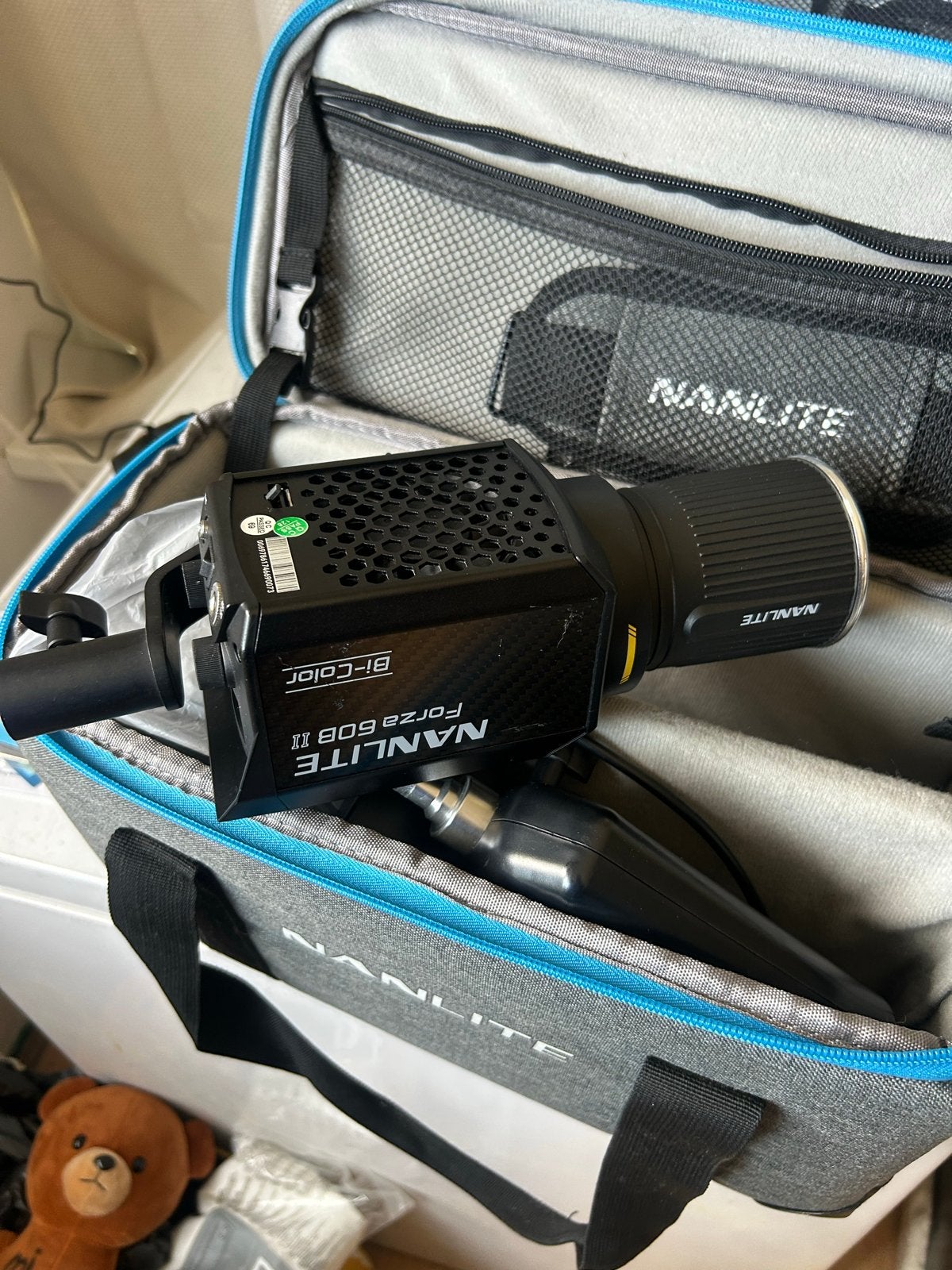 Nanlite Forza 60B II Bi-Color LED Studio Licht met Projector, Dimbaar, Ophalen of Verzenden, Zo goed als nieuw, Overige merken