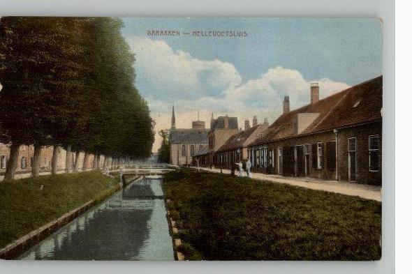Hellevoetsluis Barakken uitg J. v.d. Ham, Verzamelen, Ansichtkaarten | Nederland, Verzenden, Voor 1920, Ongelopen, Zuid-Holland
