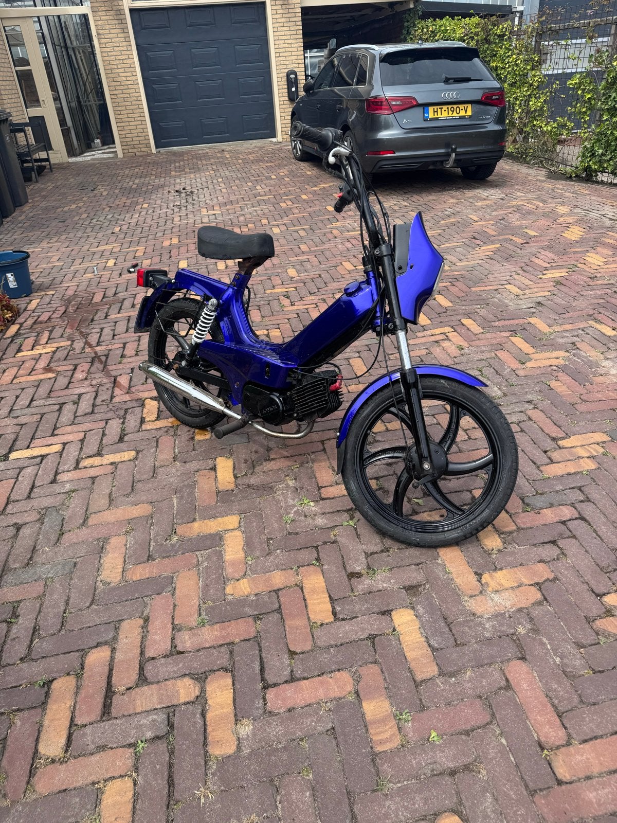 Tomos quadro a35 Blauw Kenteken, Fietsen en Brommers, Brommers | Tomos, Ophalen, Gebruikt, Maximaal 25 km/u, Overige modellen