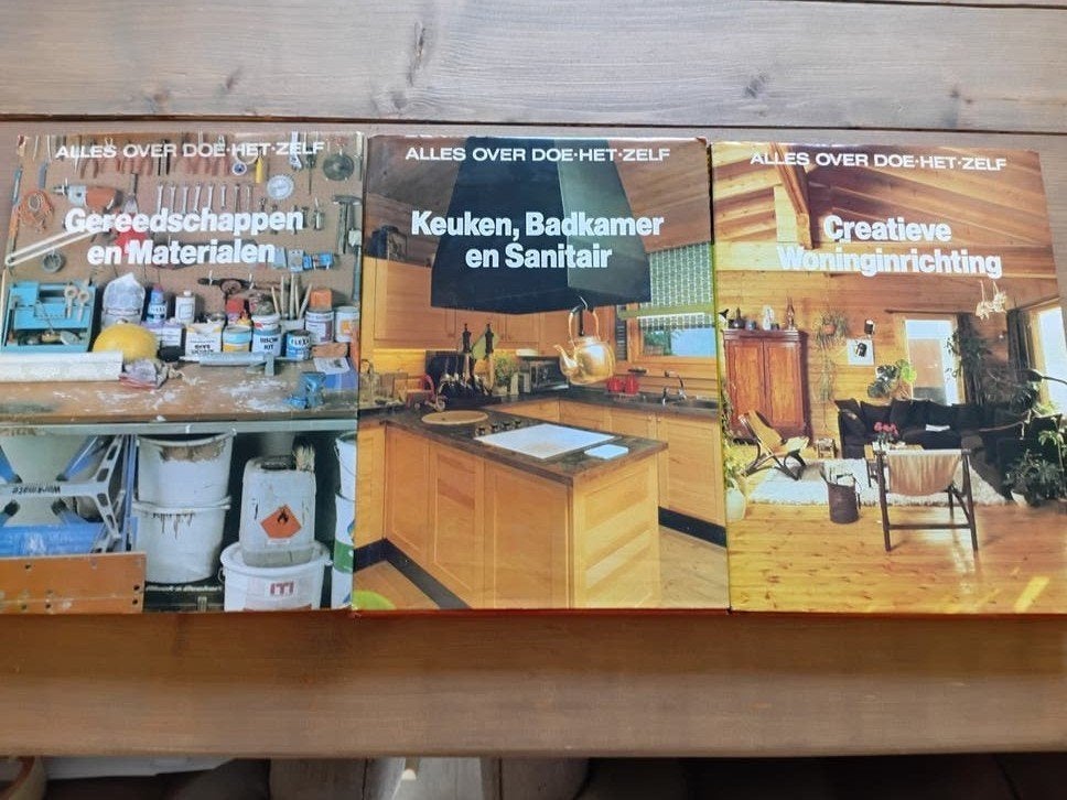 3x Alles over Doe-Het-Zelf Boeken:Gereedschappen, Keuken &, Boeken, Ophalen of Verzenden, Gelezen, Overige onderwerpen