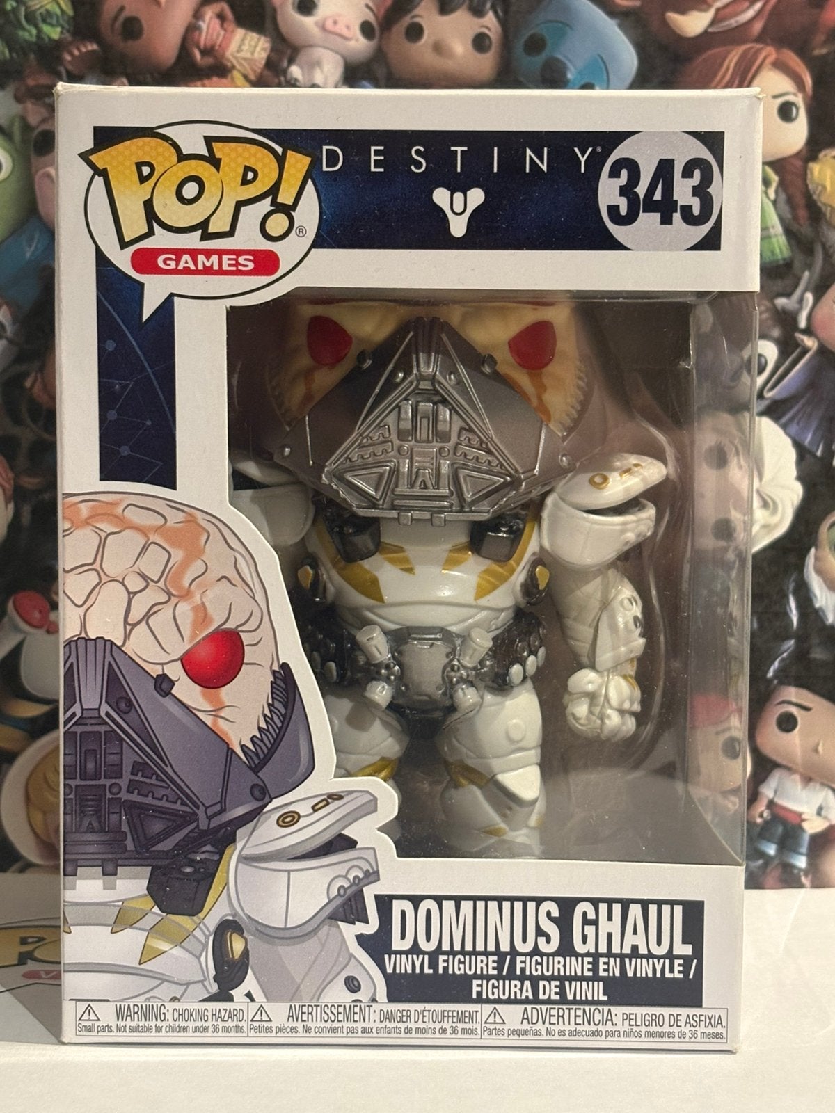 Funko pop Dominus Ghaul 343 Destiny games, Ophalen of Verzenden, Zo goed als nieuw