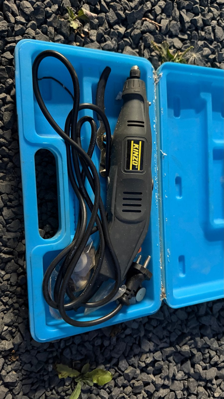 Kinzo Dremel Slijpmachine 110W in koffer, Ophalen, Gebruikt, Minder dan 700 watt, Overige typen