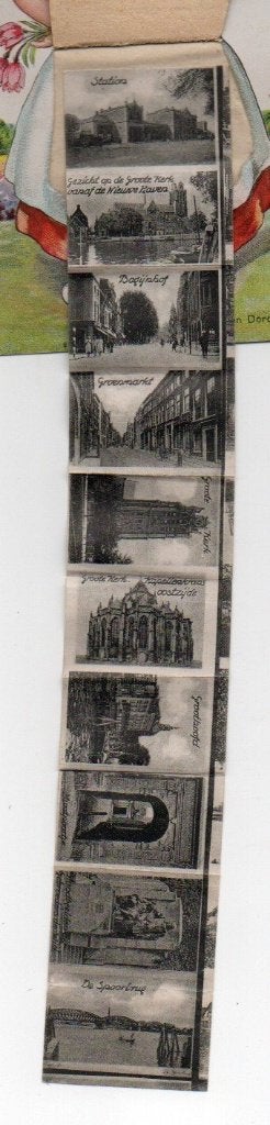 Leporello Dordrecht, Verzamelen, Ansichtkaarten | Nederland, Ophalen, 1920 tot 1940, Ongelopen, Zuid-Holland