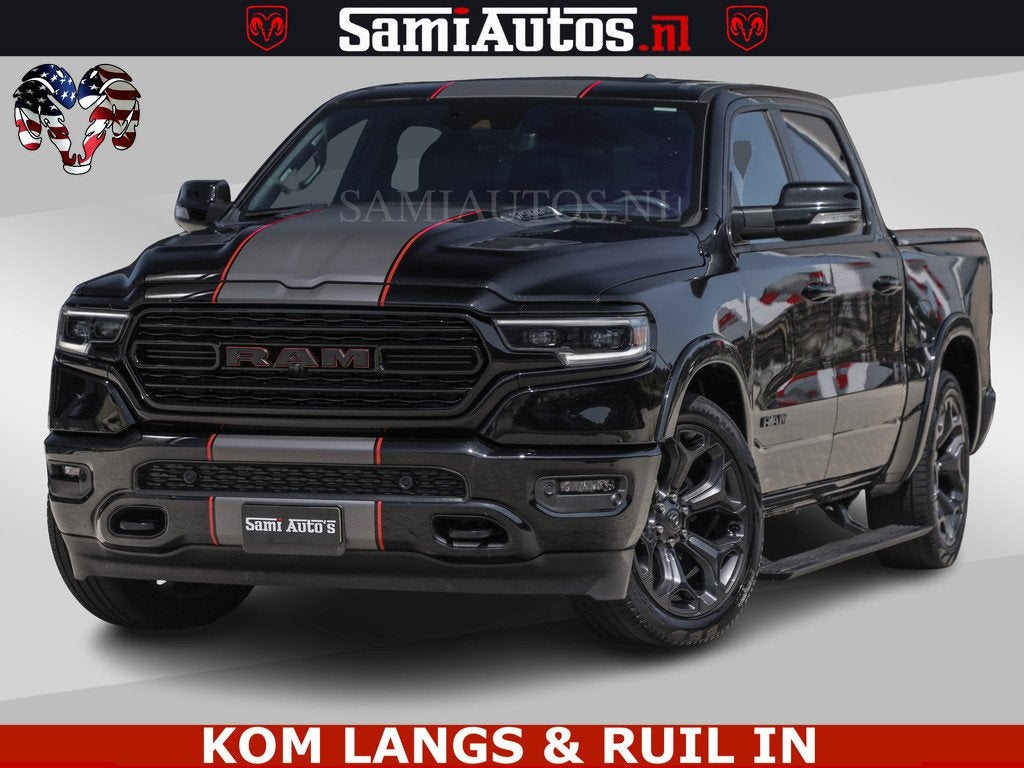 Dodge Ram LIMITED | TRAINHORN | | HUD | UITLAATKLEP | LUCHTV, Auto's, Automaat, Gebruikt, 5654 cc, Met garantie (alle)