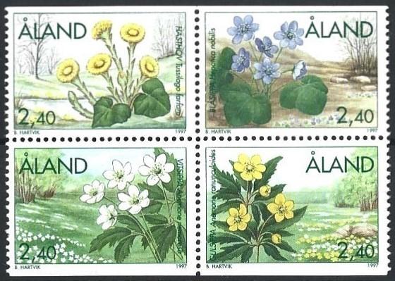 Aland SG 119-122 PF (blok) - 03-02-1997 - 1,75, Verzenden, Finland, Postfris