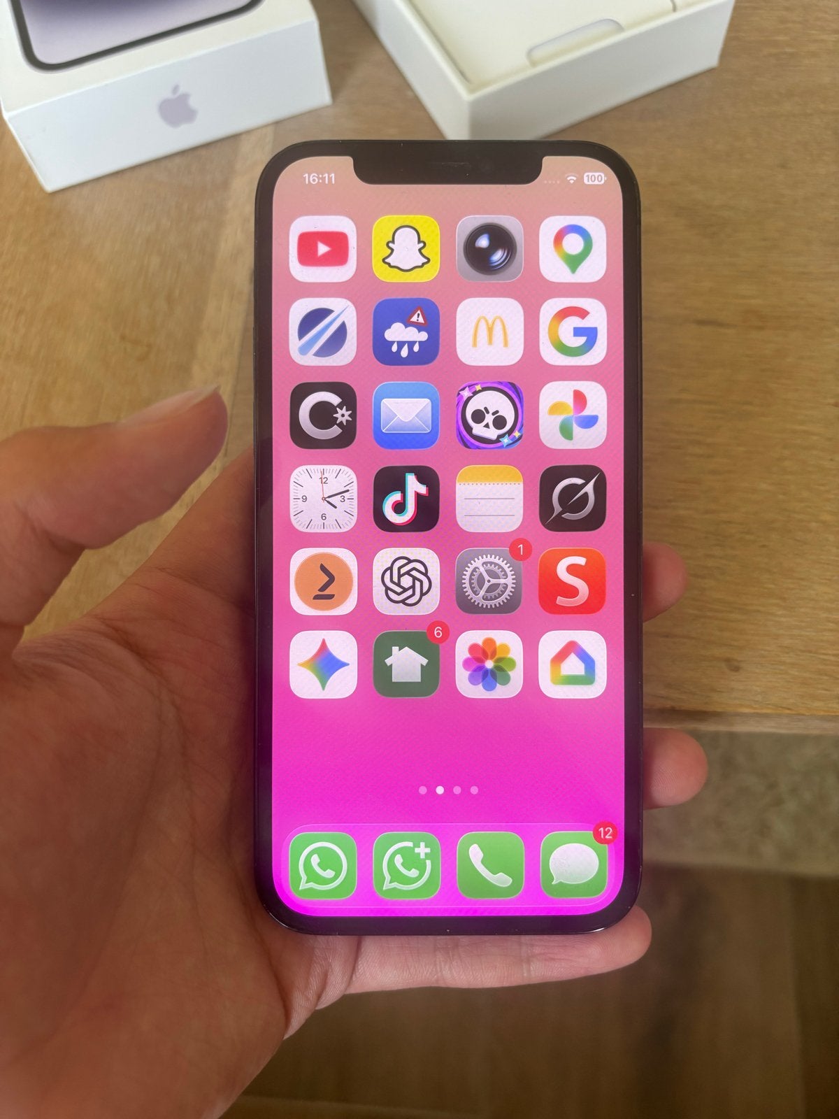 iPhone 12 Pro - Goede staat, nieuwe batterij, Telecommunicatie, Mobiele telefoons | Apple iPhone, Blauw, Zonder simlock, 128 GB