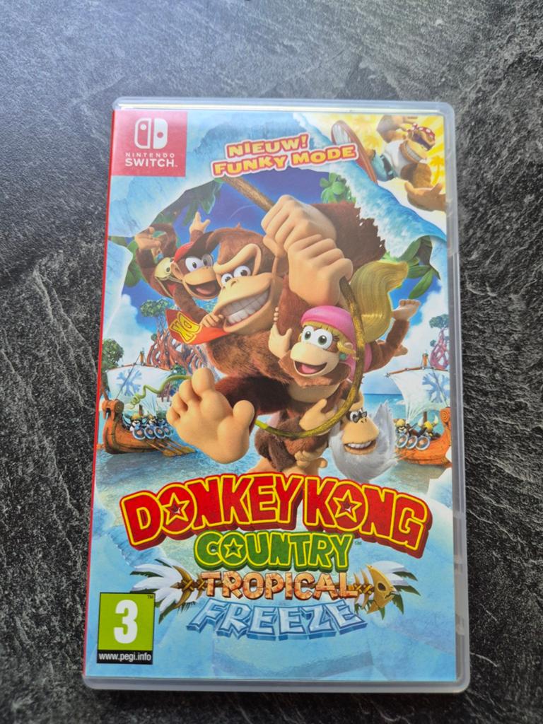 Donkey Kong Country Tropical Freeze Nintendo Switch, 2 spelers, Eén computer, Ophalen of Verzenden, Zo goed als nieuw
