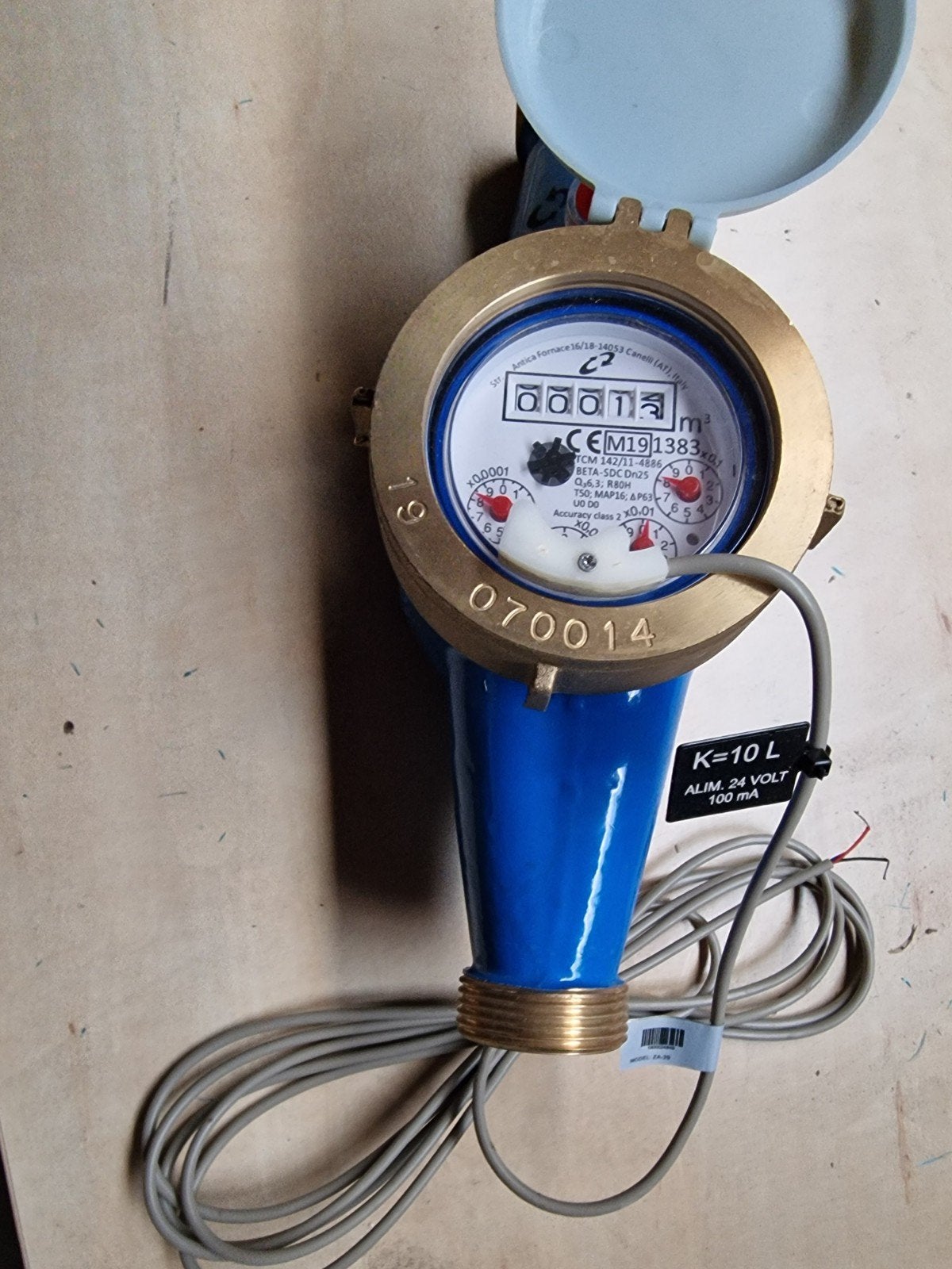 Nieuwe watermeter met puls uitgang, Raintechshop, Ophalen of Verzenden, Nieuw