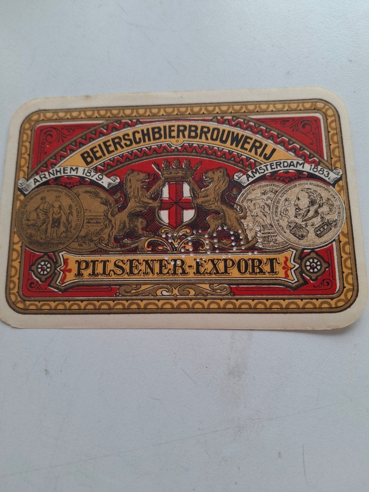 etiket Phoenix brij Amersfoort, Verzamelen, Ophalen of Verzenden, Zo goed als nieuw, Overige typen, Overige merken