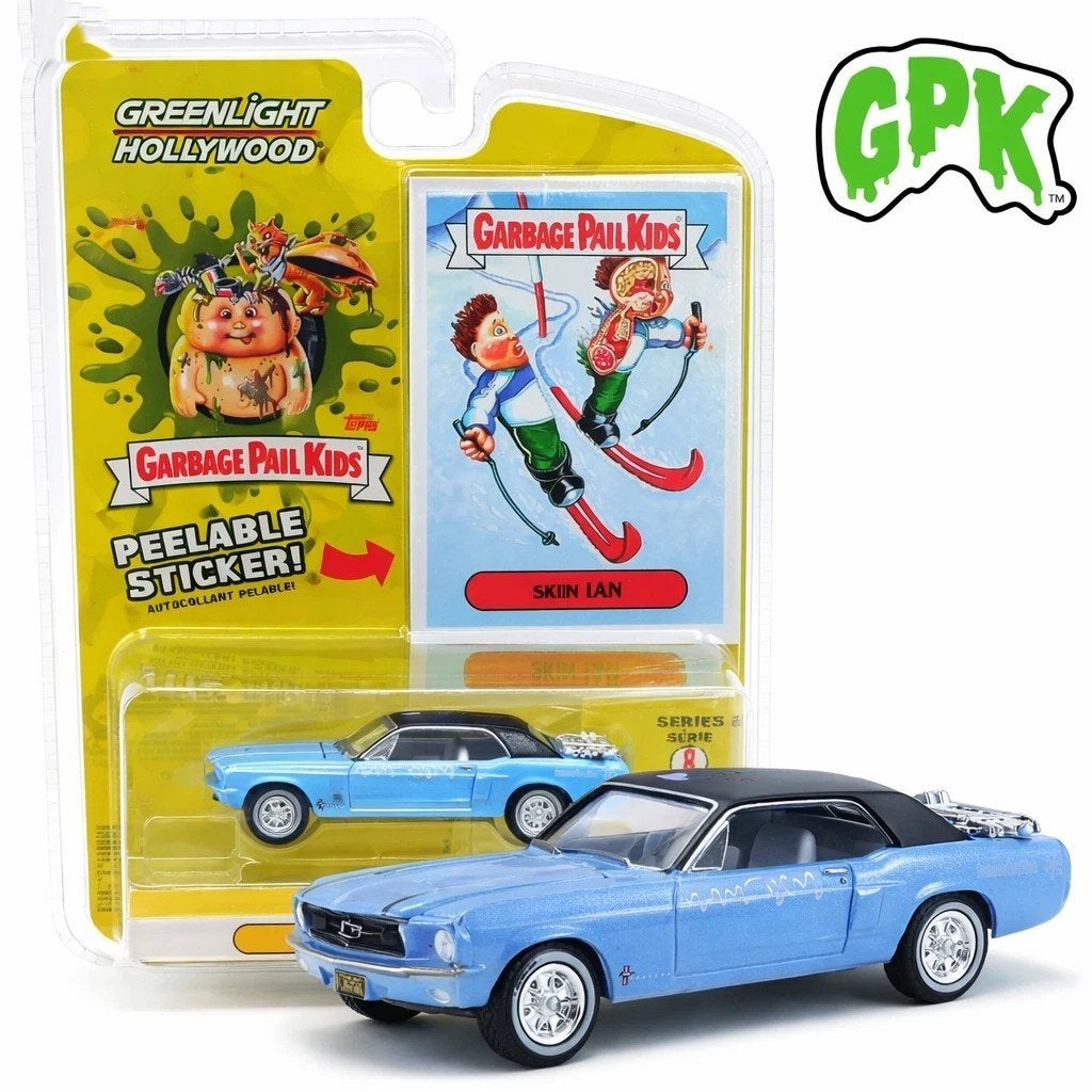 1967 Ford Mustang Coupe v Greenlight 1/64 Garbage Pail Kids, Ophalen of Verzenden, Nieuw, Auto