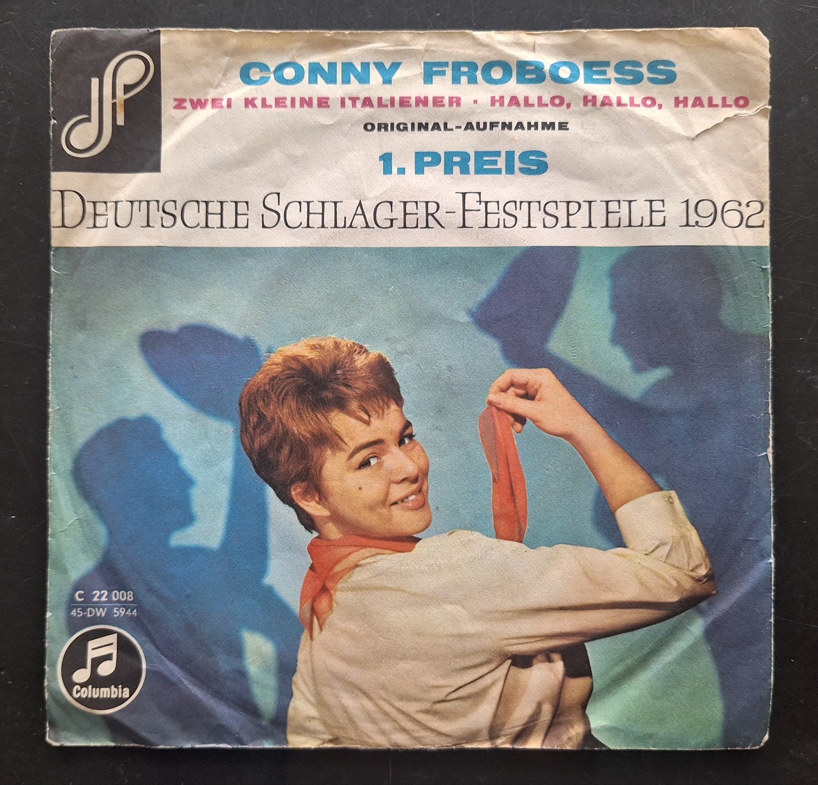 7"/SINGLE 📀 CONNY FROBOESS - Zwei Kleine Italiener, Cd's en Dvd's, Ophalen of Verzenden, Gebruikt