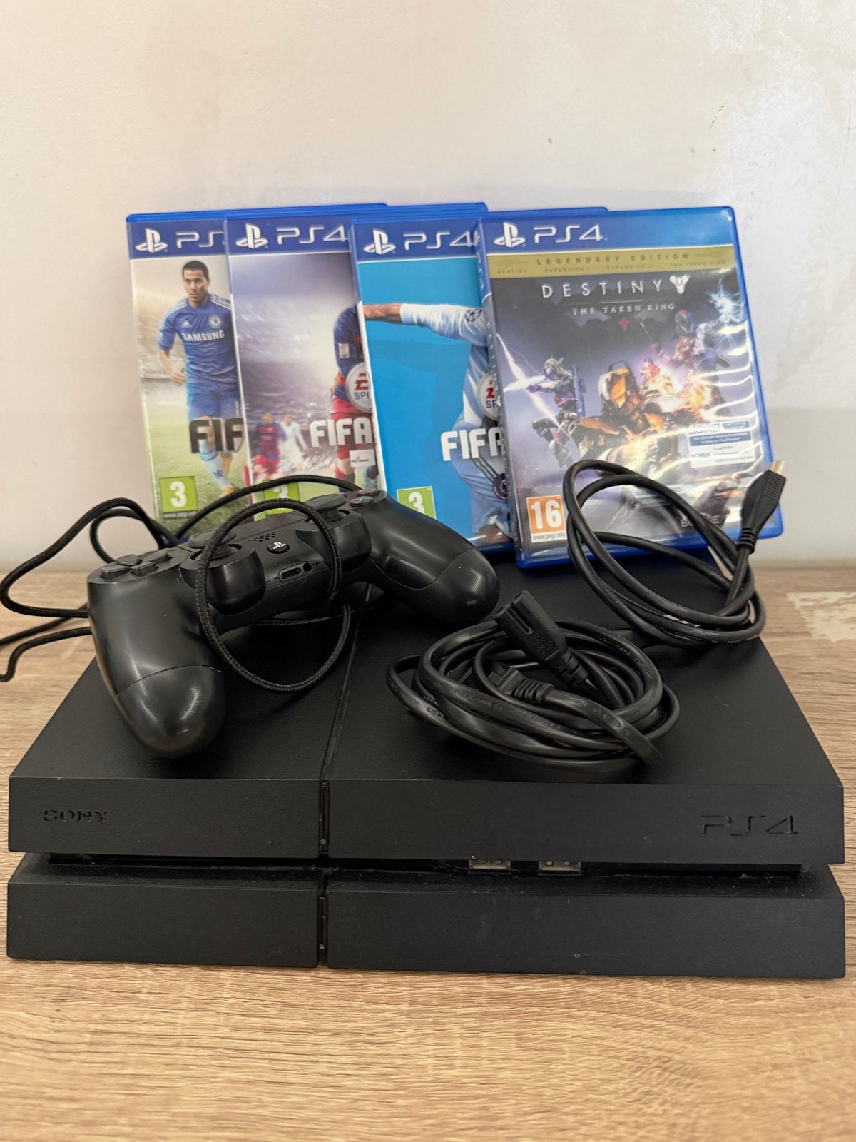 Playstation 4 Original met controller en games, Spelcomputers en Games, Spelcomputers | Sony PlayStation 4, Verzenden, Met 1 controller