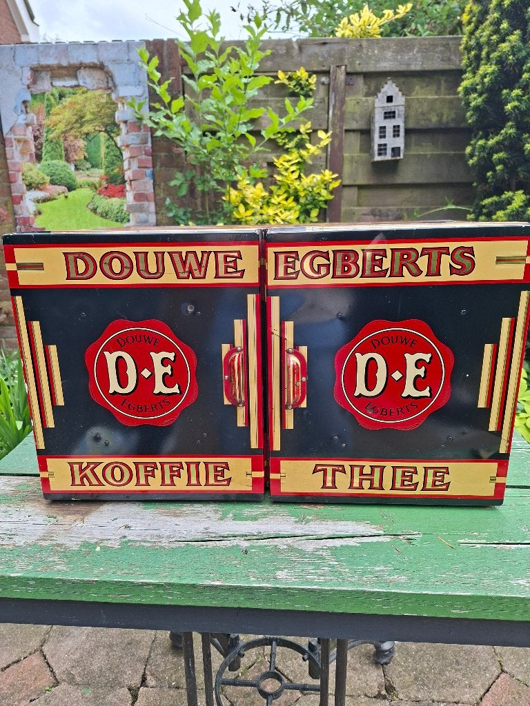 Douwe Egberts koffie winkelblik, Ophalen, Gebruikt, Koffie, Douwe Egberts