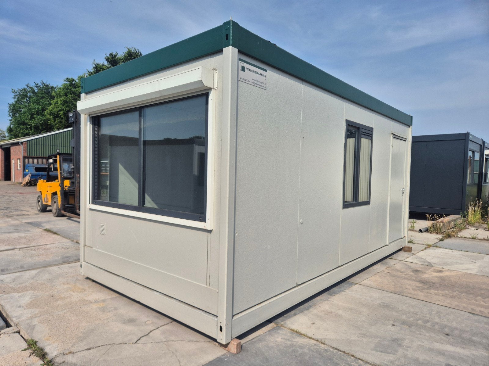 Kantoorunit woonunit bouwkeet container unit, Ophalen