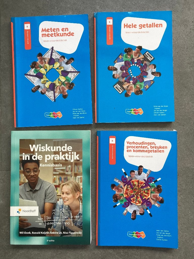 Studieboeken Pabo (17 stuks, zie 3 foto's), Ophalen of Verzenden, Beta, Zo goed als nieuw, HBO