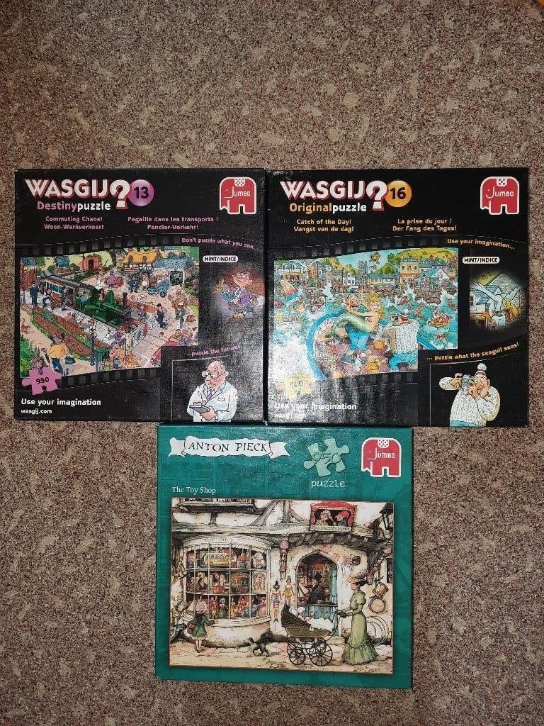 Legpuzzels, Ophalen, 500 t/m 1500 stukjes, Zo goed als nieuw, Legpuzzel