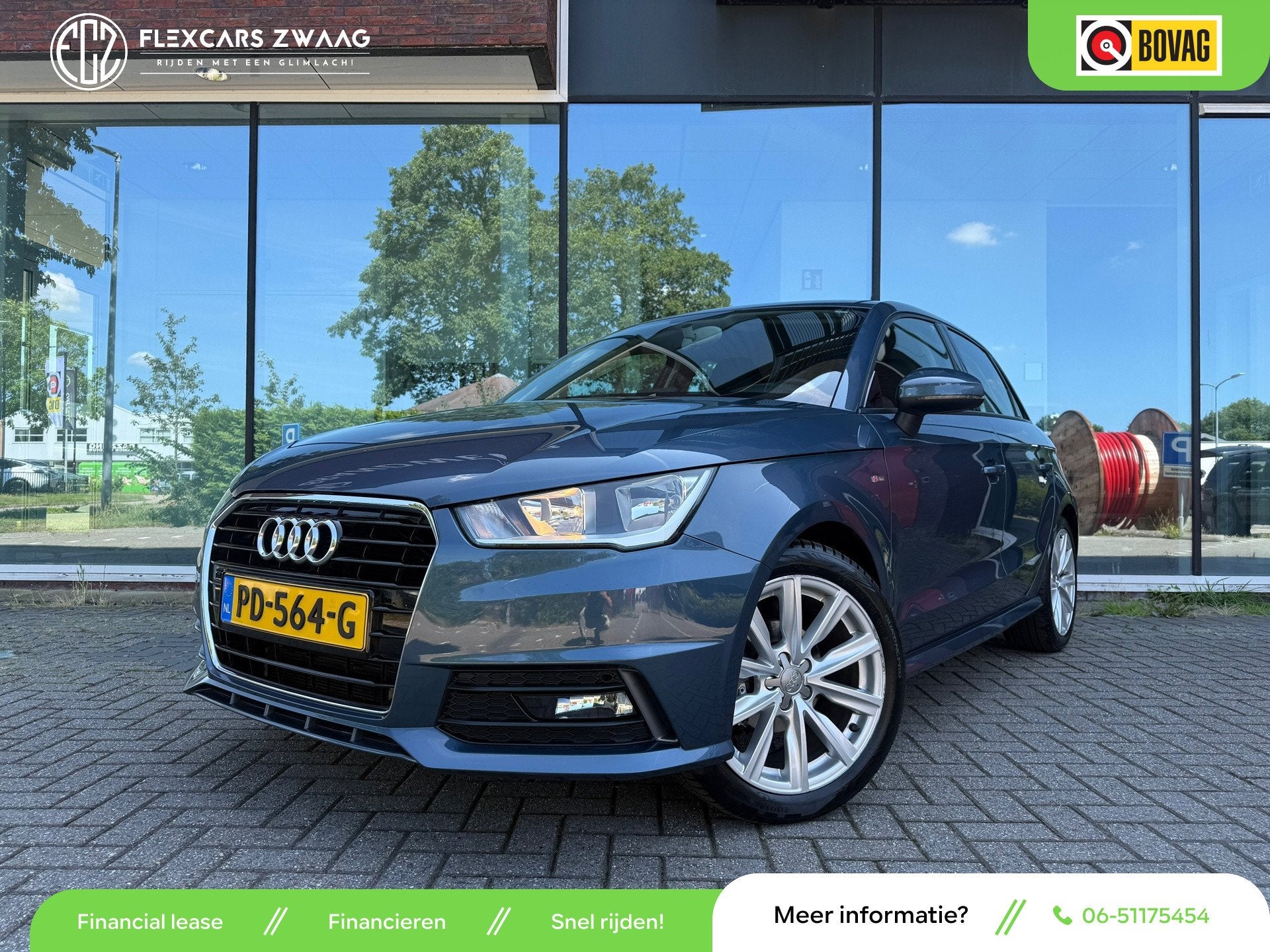 Audi A1 Sportback 1.0 TFSI Adrenalin - Airco - Navi - Trekha, Voorwielaandrijving, 95 pk, 23 km/l, Origineel Nederlands