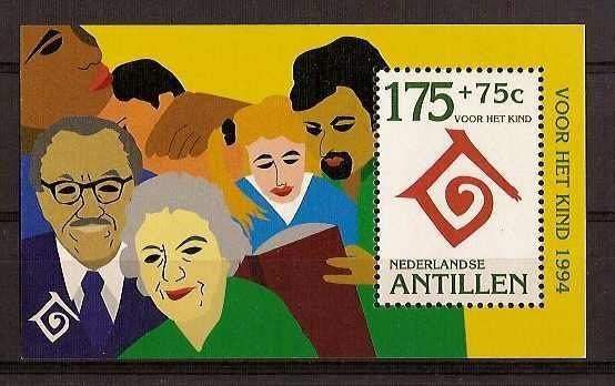 Nederlandse Antillen 1077 postfris Kinderpostzegels 1994, Ophalen of Verzenden, Postfris