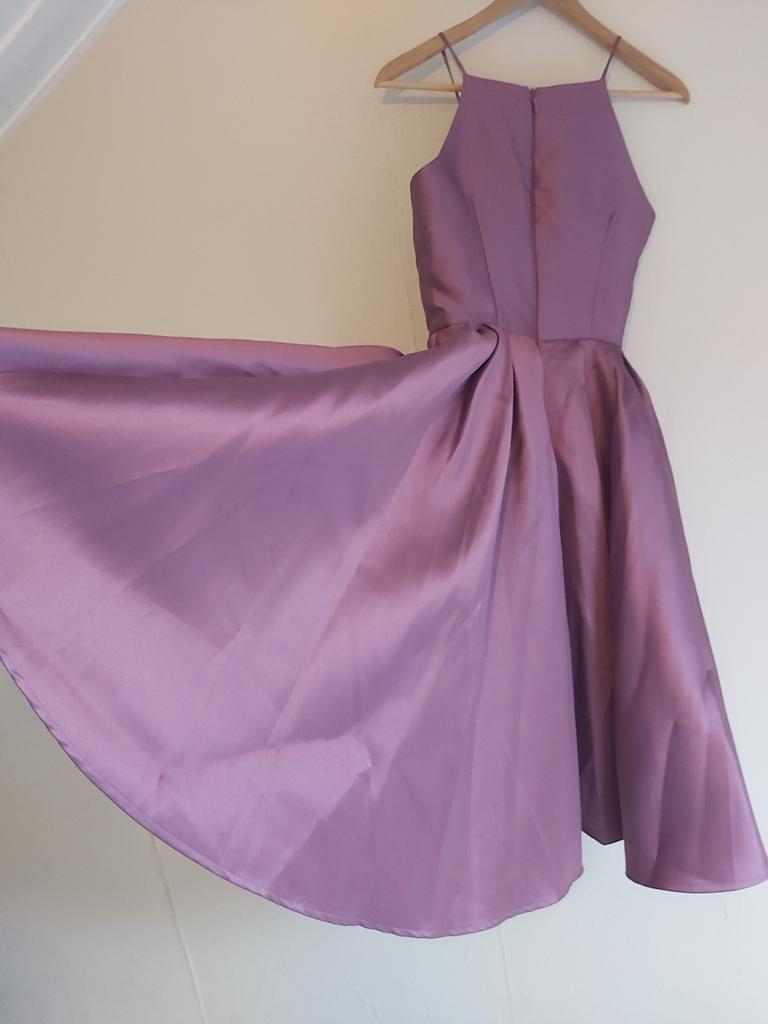 Chi Chi London Jurk Maat 36 Aubergine - 1x Gedragen, Ophalen of Verzenden, Zo goed als nieuw, Maat 36 (S), Paars