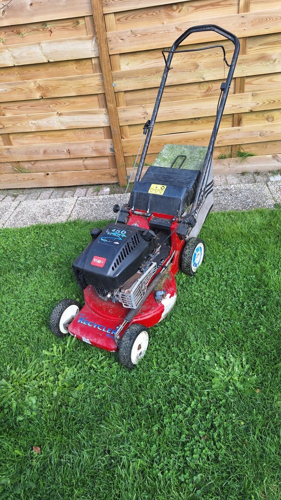 Toro 450S Recycler Benzine Grasmaaier, Tuin en Terras, Ophalen, Cirkelmaaier, Gebruikt, 40 t/m 49 cm