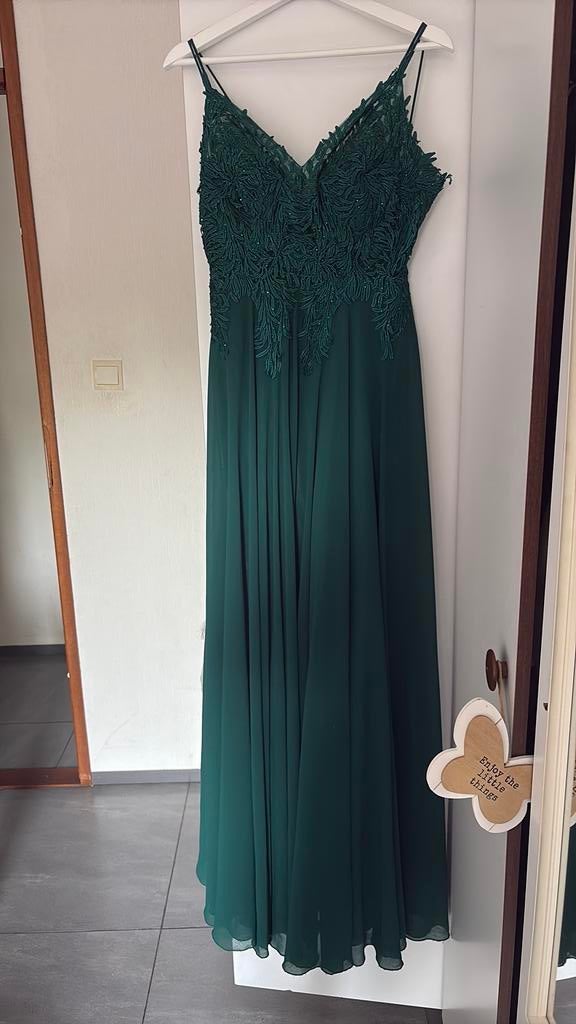 Gala jurk, Ophalen of Verzenden, Zo goed als nieuw, Groen, Galajurk
