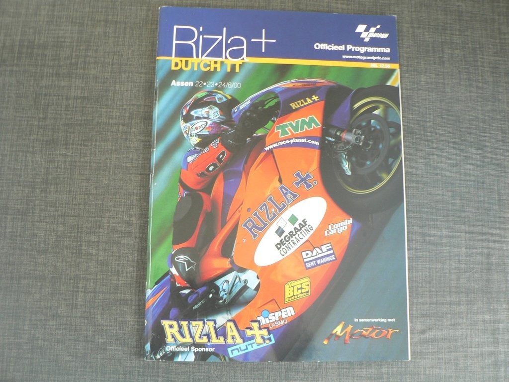 02 tt assen wegrace diverse programma boekjes, Verzamelen, Ophalen of Verzenden, Gebruikt, Motoren