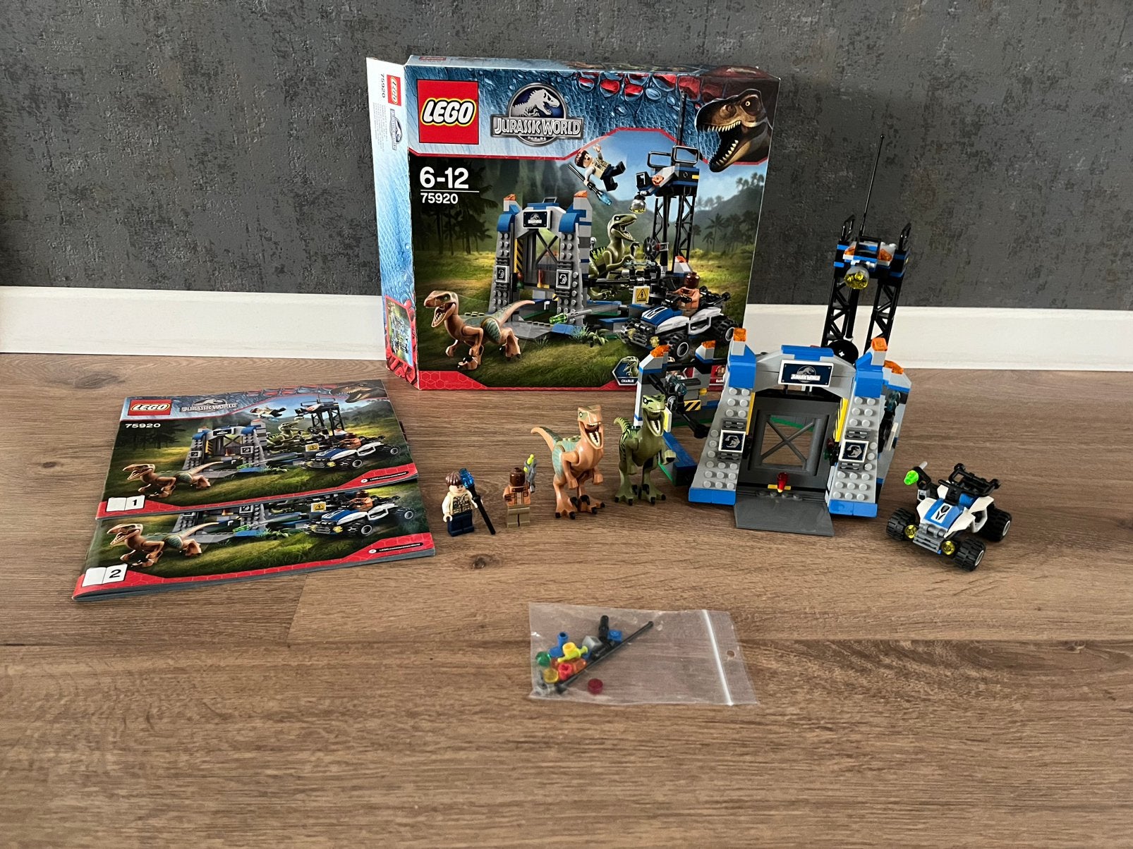 Lego 75920 Jurassic World Raptor Rescue, Ophalen, Jurassic World, Lego, Zo goed als nieuw